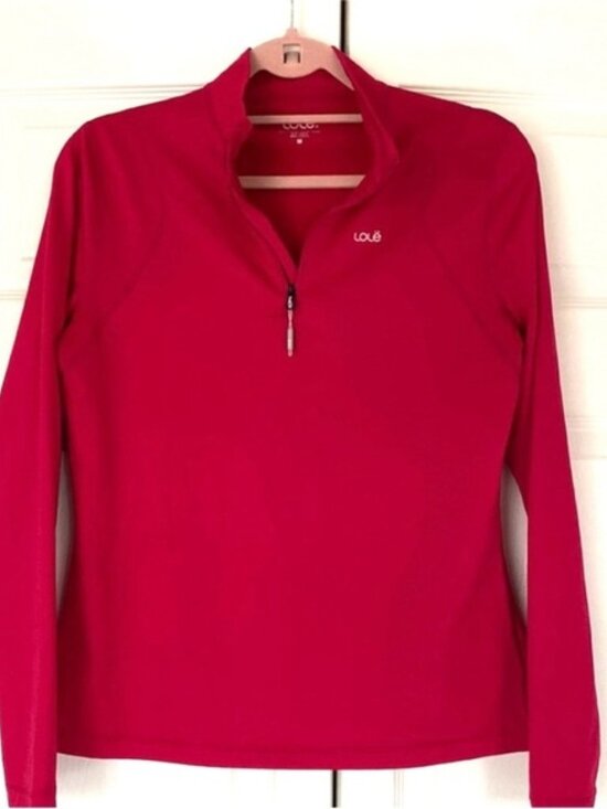 Lole Tops - Lole women’s long sleeve top half zipp pullover fleece size Medium
